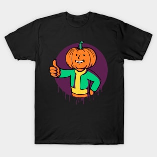 Pumpkin Head // Halloween Gaming Mashup T-Shirt